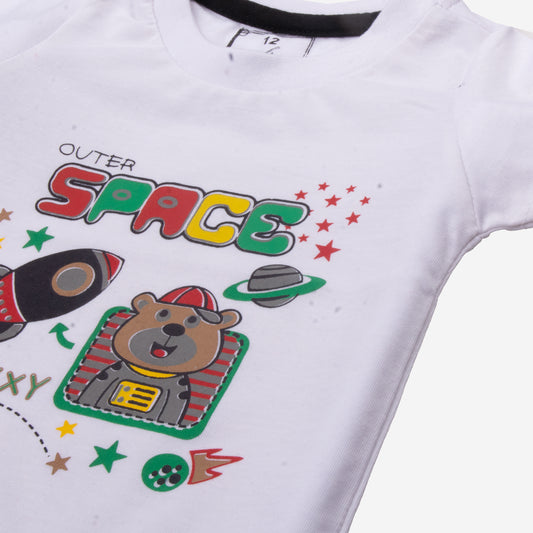 Baba Printed T-Shirt (Outer Space )