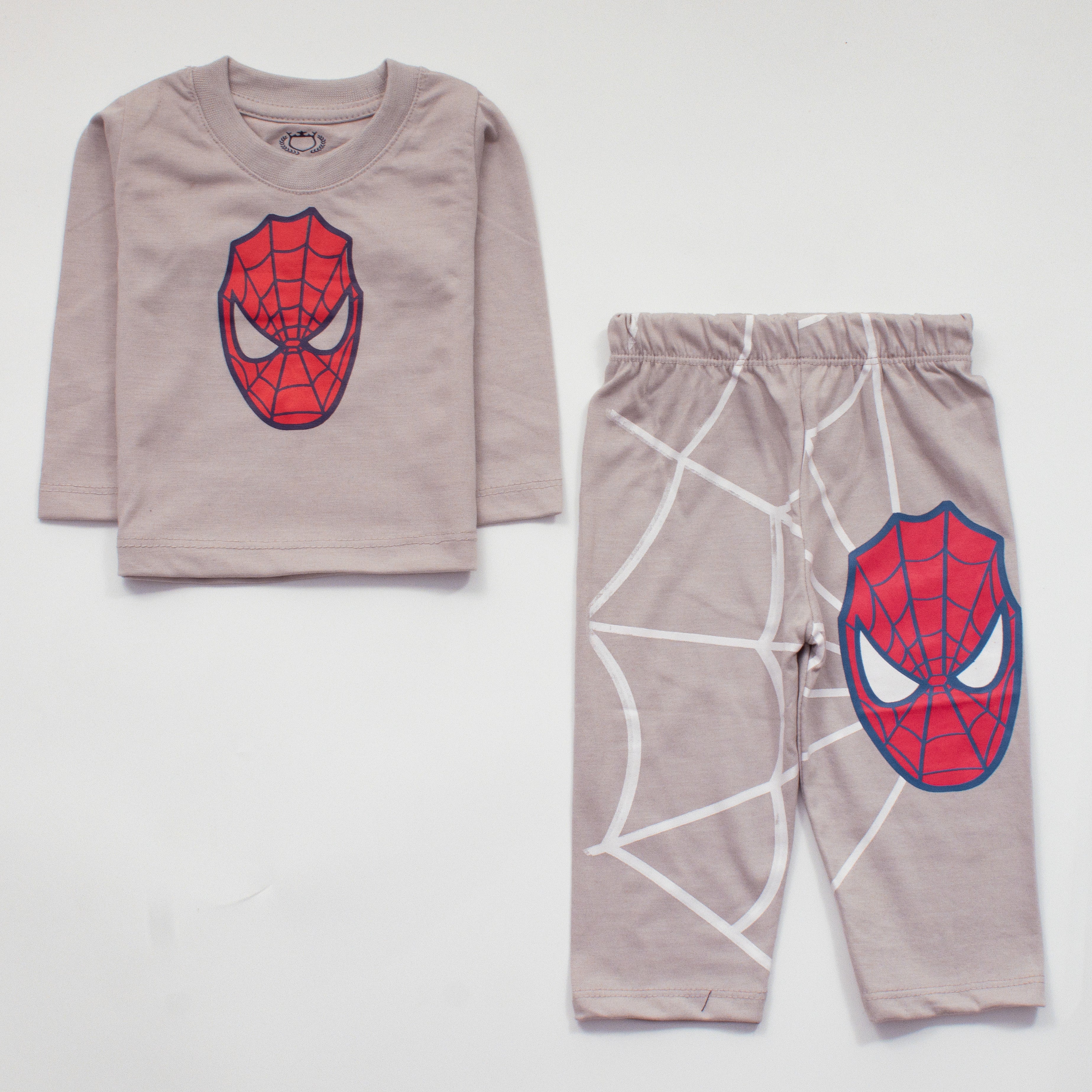 Infant Baba Printed Full Sleeve Suit (Spider)
