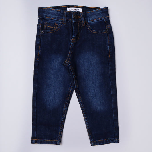 Boys Denim Pant Color Dark-Blue Code-B