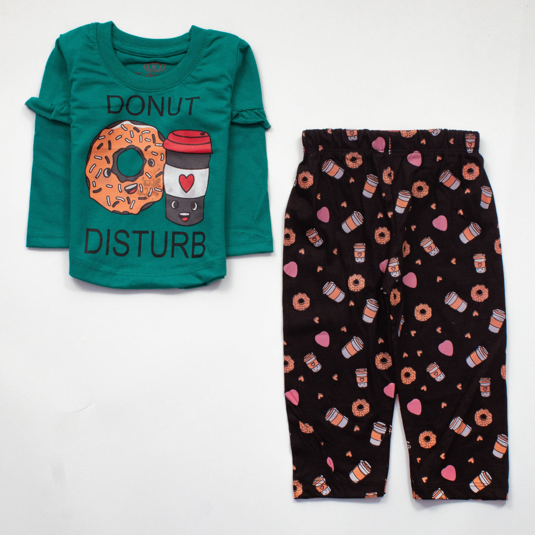 Infant Baby Printed Full Sleeve Suit (Donut)