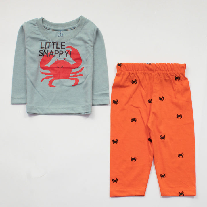 Infant Baba Printed Full Sleeve Suit (Little-Snappy)