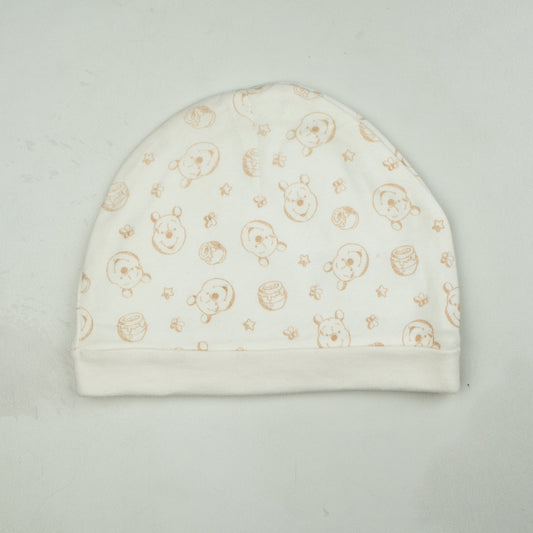 Newborn Unisex Cap Color Off-white