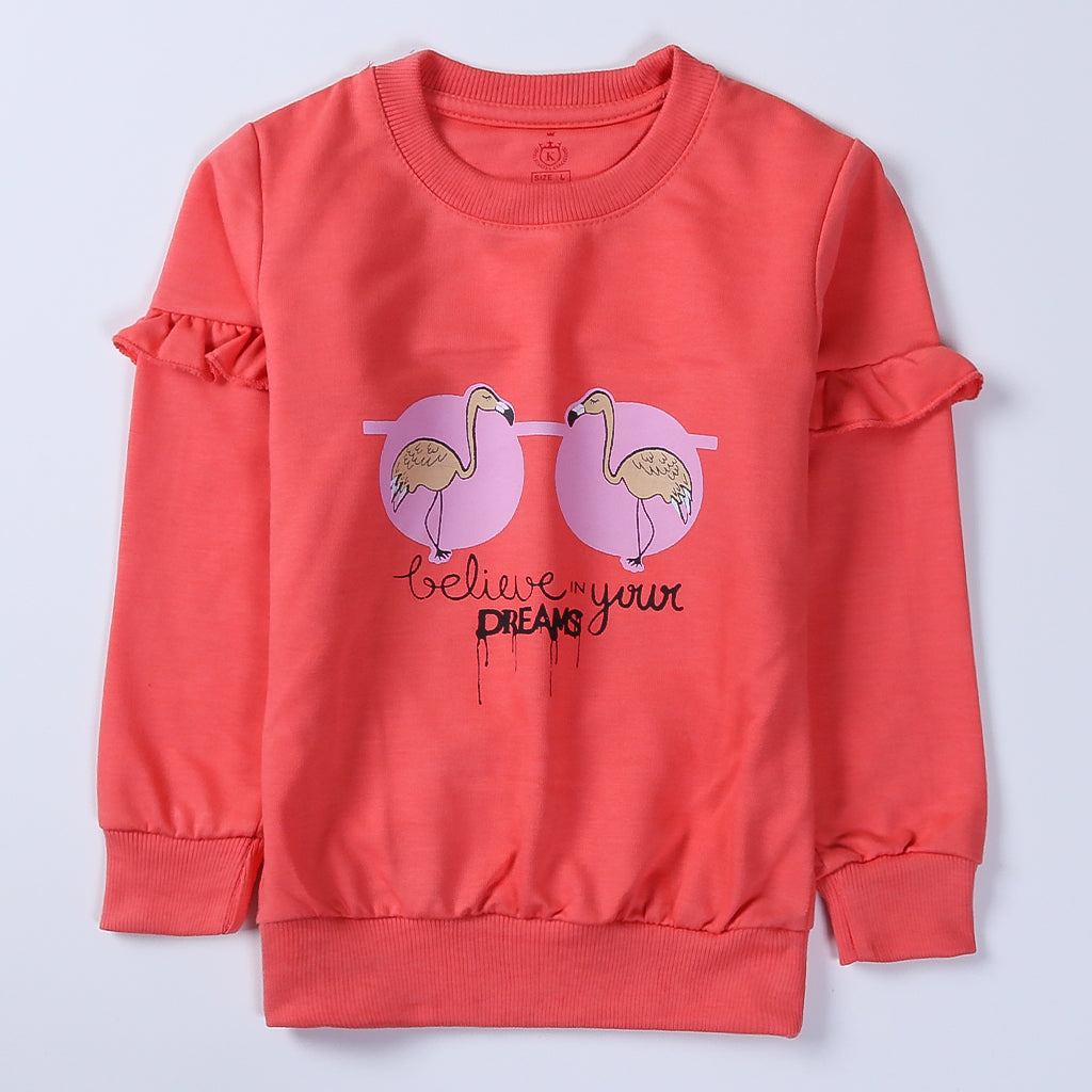 Winter Girls Printed Full Sleeve Suit (Believe-In-Your-Dreams)