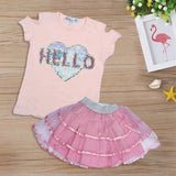 Girls Fancy Suit Color Light-Pink