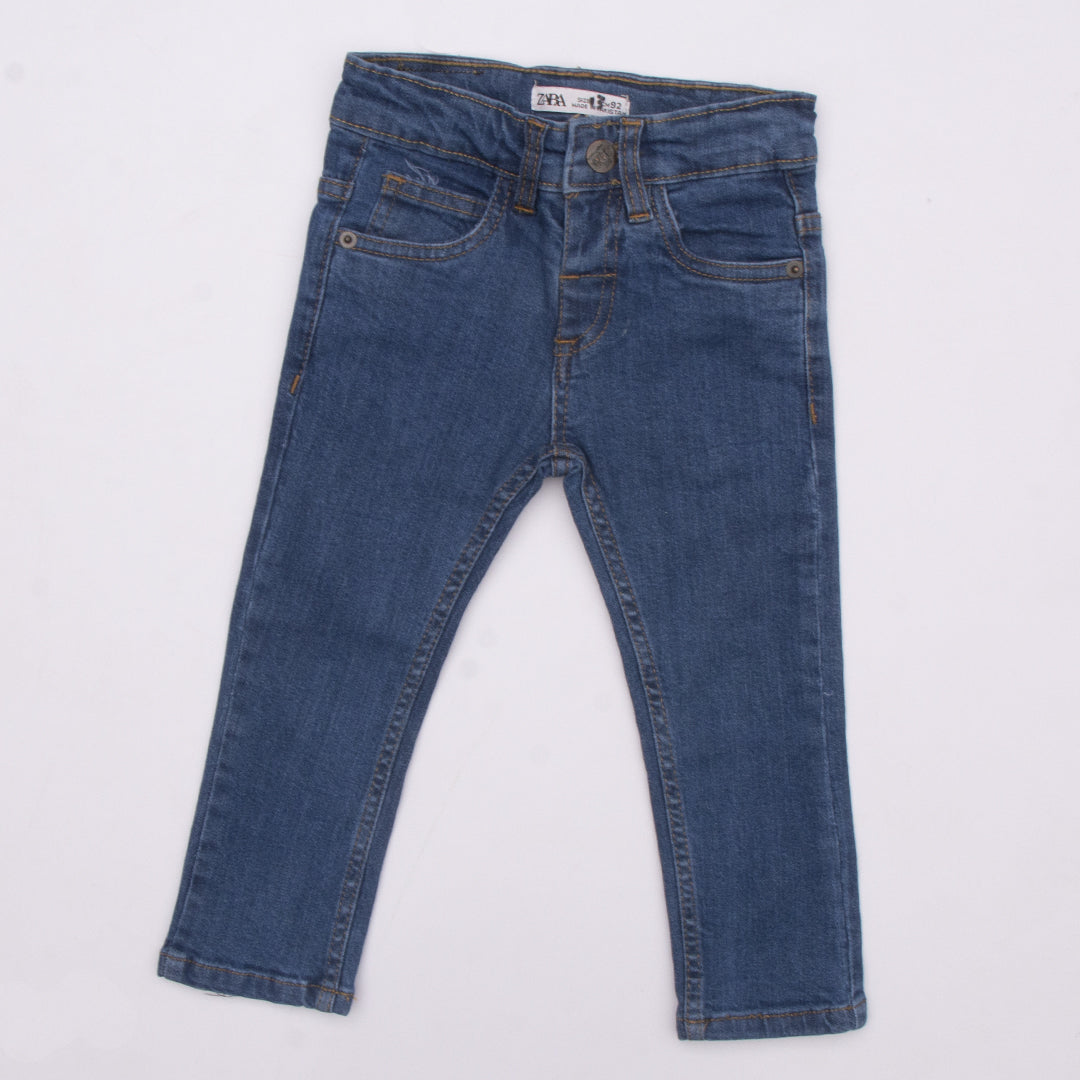 Infant Baba Denim Pant Color Blue