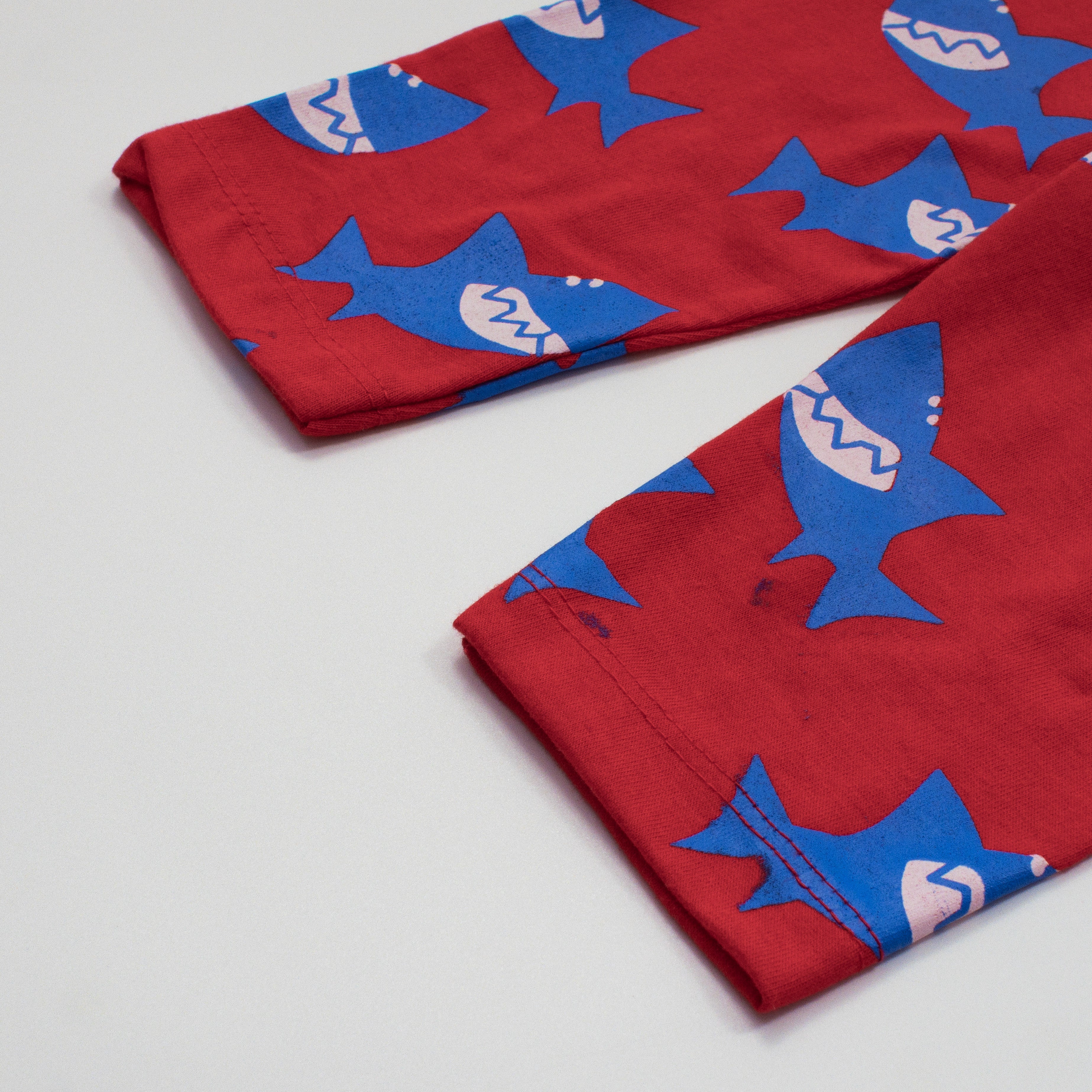 Infant Baba Printed Full Sleeve Suit (Shark)