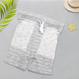 Infant Plain Cotton Short Color Light-Grey