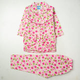 Girls Night Suit Full Sleeves Color Pink Code-SX