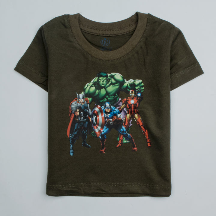 Baba Printed T-Shirt ( Hulk ) Code-J