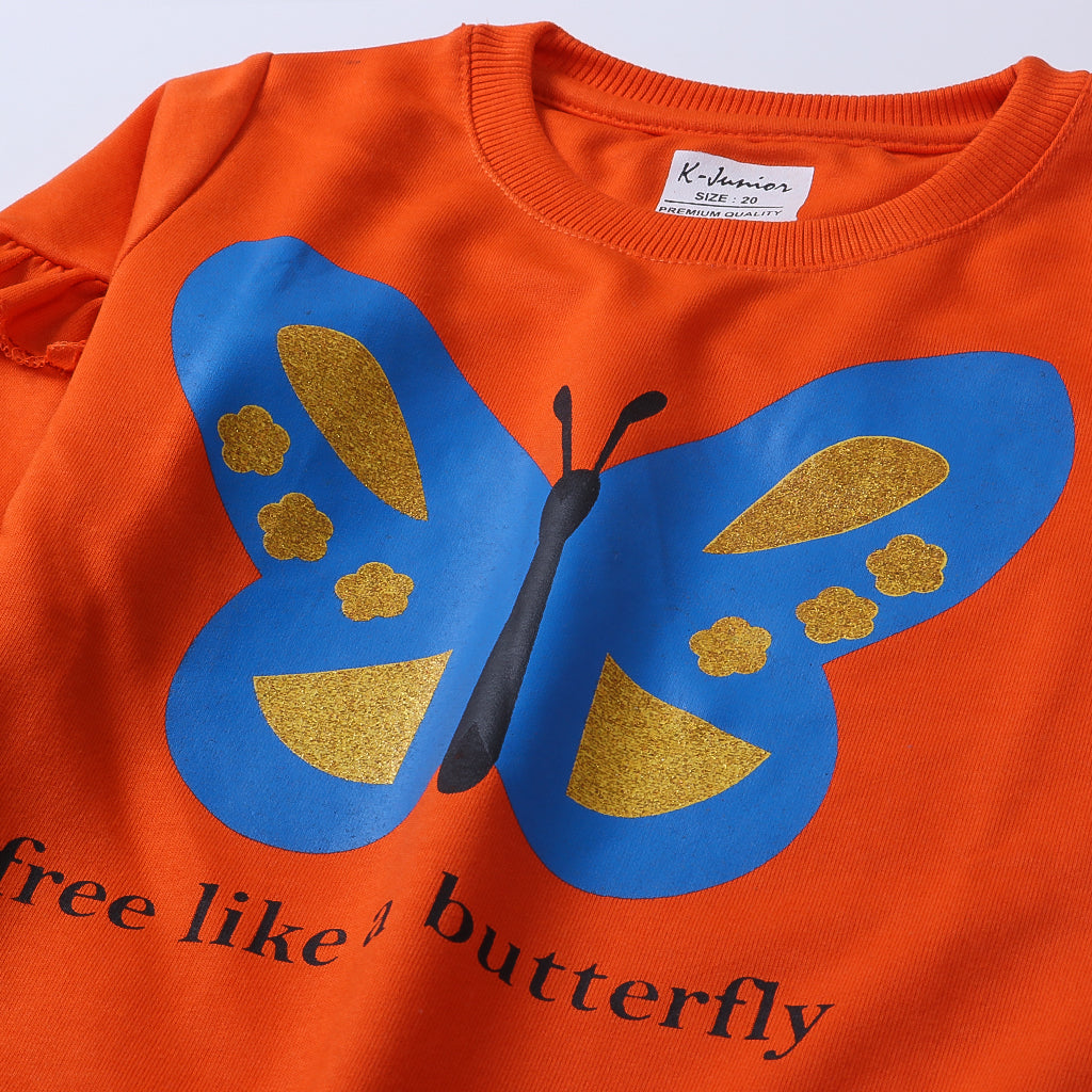 Girls Sweatshirt Code ( Butterfly )