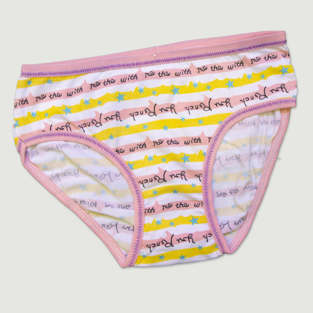 Girls Printed Panty Code ( J )