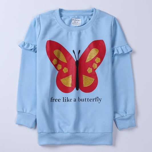 Girls Sweatshirt Code ( Butterfly )