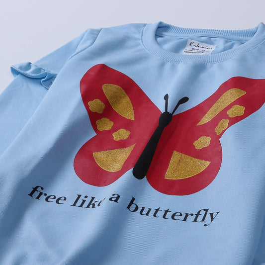 Girls Sweatshirt Code ( Butterfly )