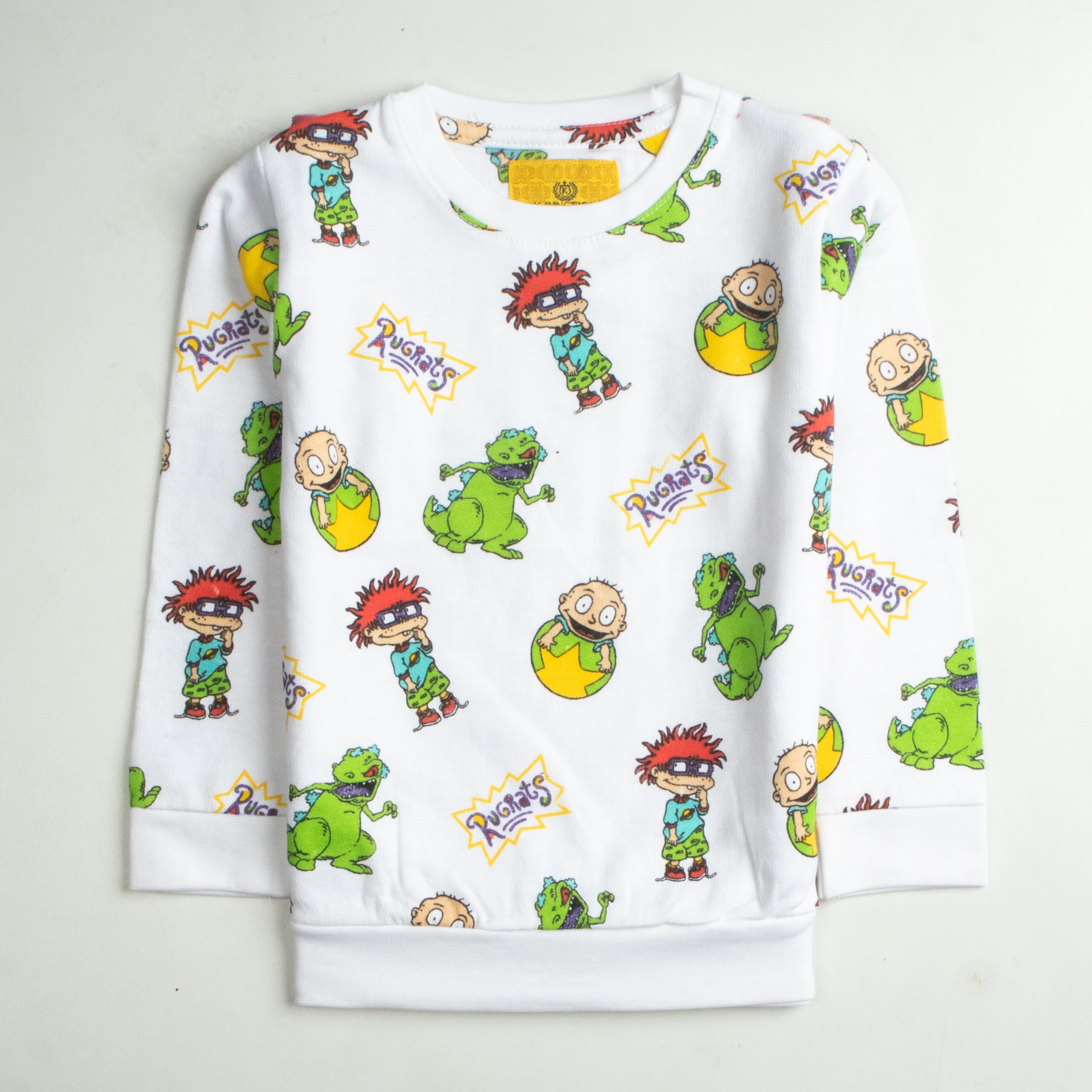 Boys Printed Full Sleeve Sweat T-Shirt (Cartoon)