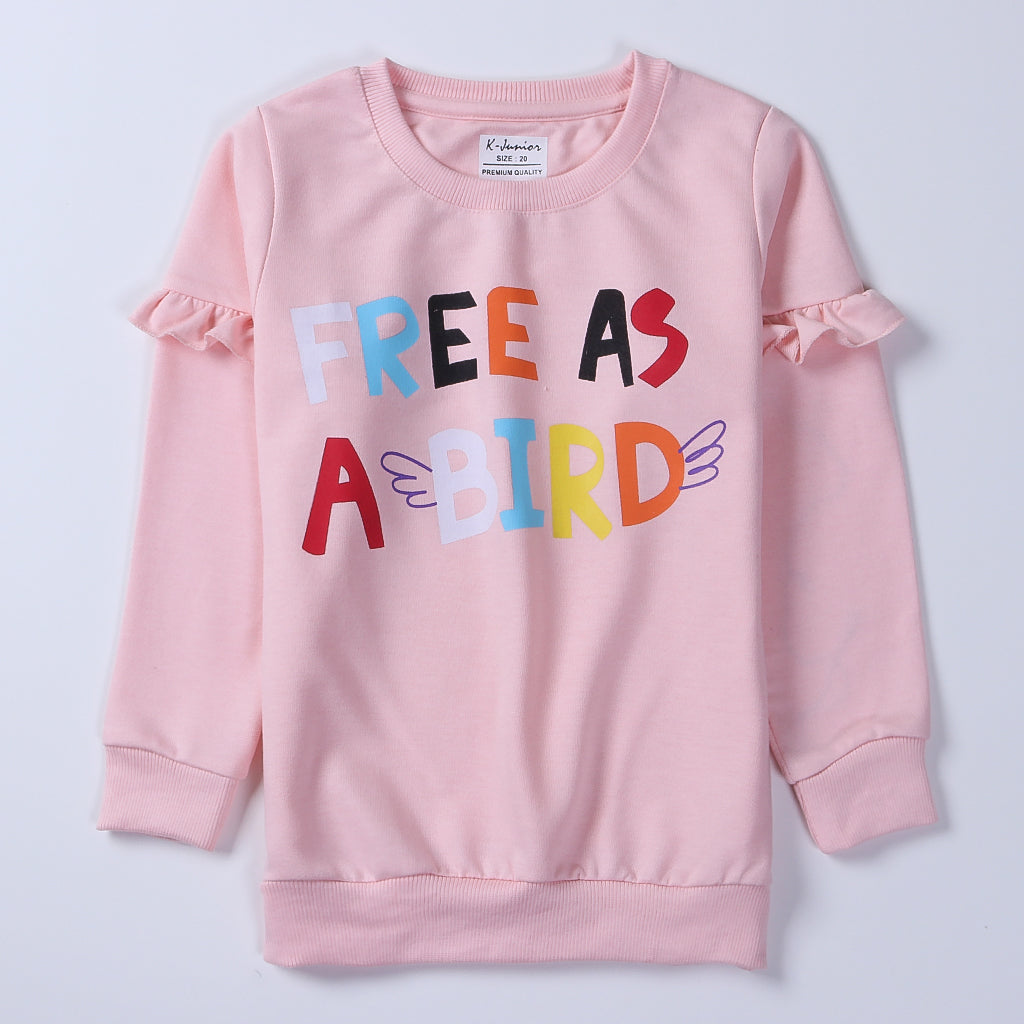 Girls Sweatshirt Code-( Free As A Bird )
