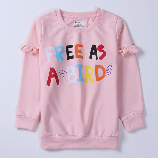Girls Sweatshirt Code-( Free As A Bird )
