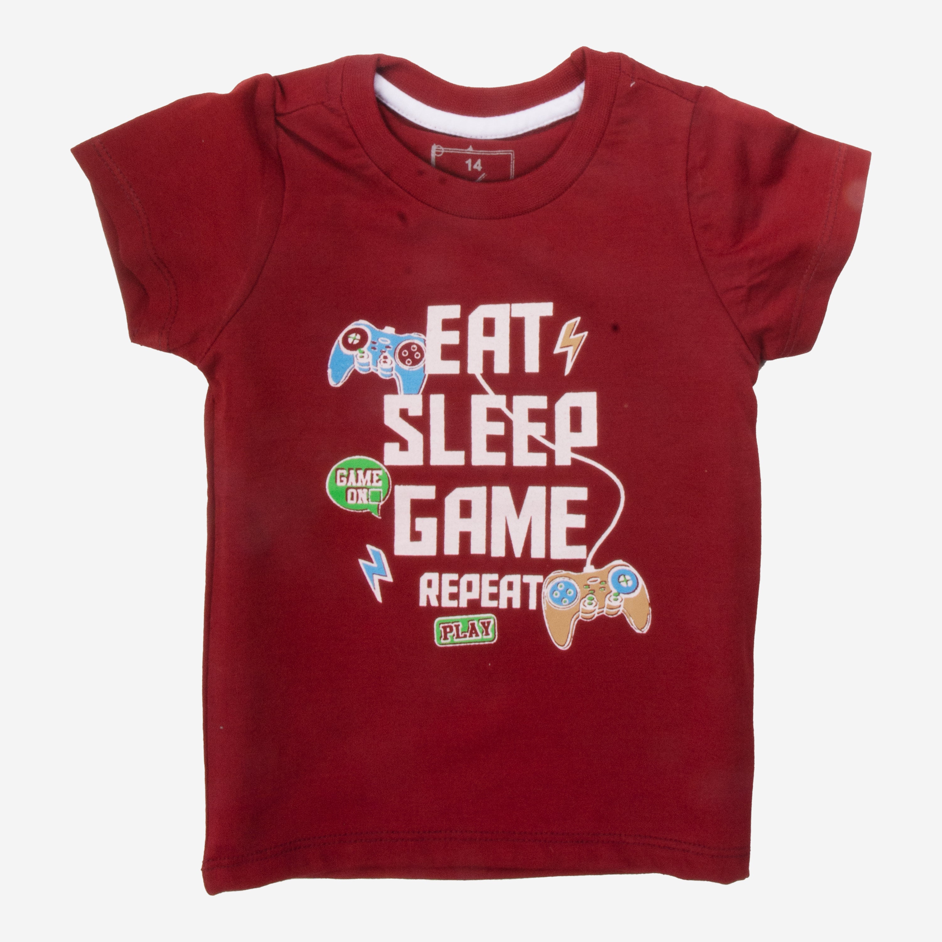 Baba Printed T-Shirt (Eat sleep game )