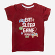 Baba Printed T-Shirt (Eat sleep game )