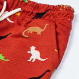 Boys Cotton Short Color Rust Code-C