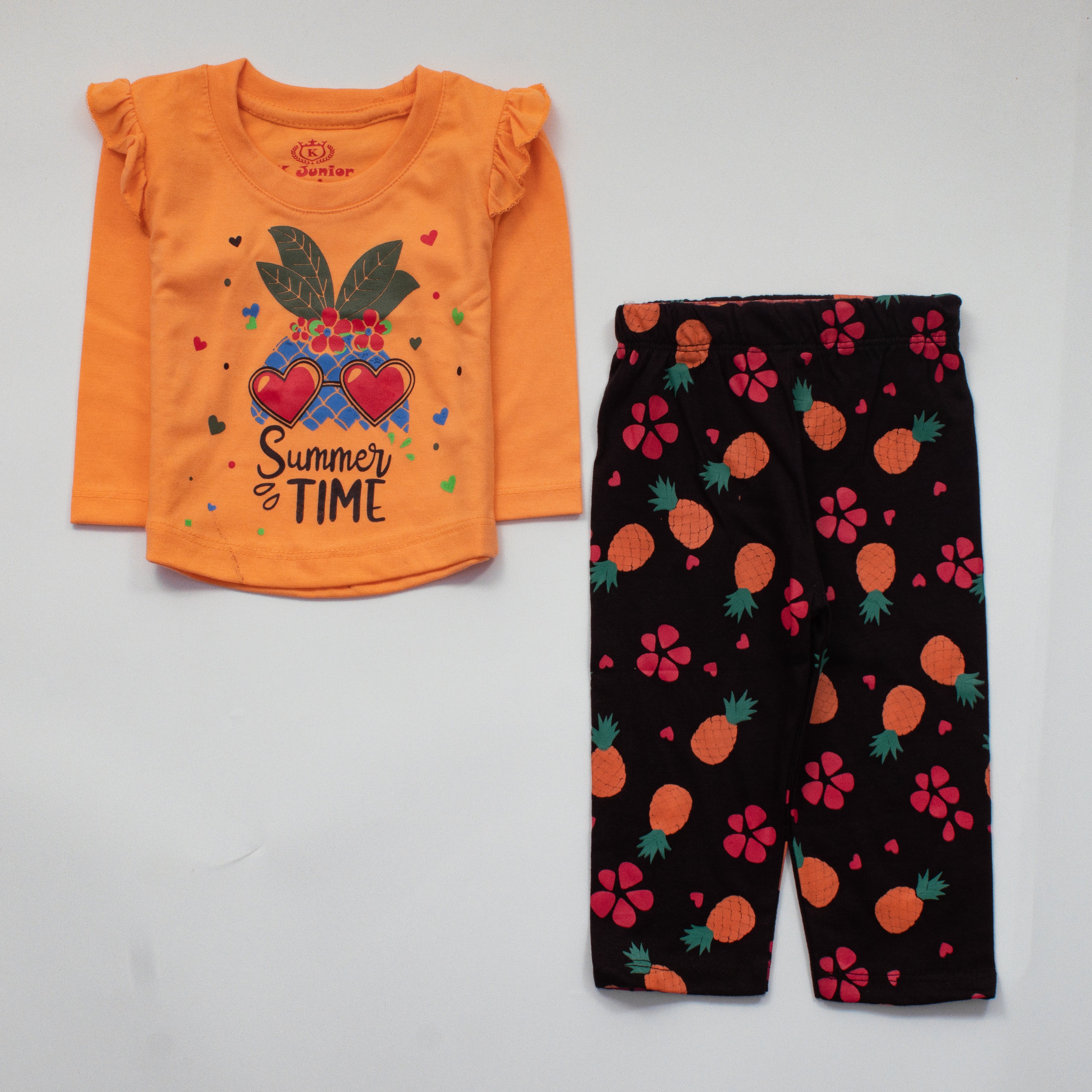 Infant Baby Printed Full Sleeve Suit (Summer-Time)