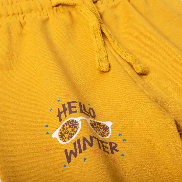 Boys Trouser Color Mustard ( Hello )