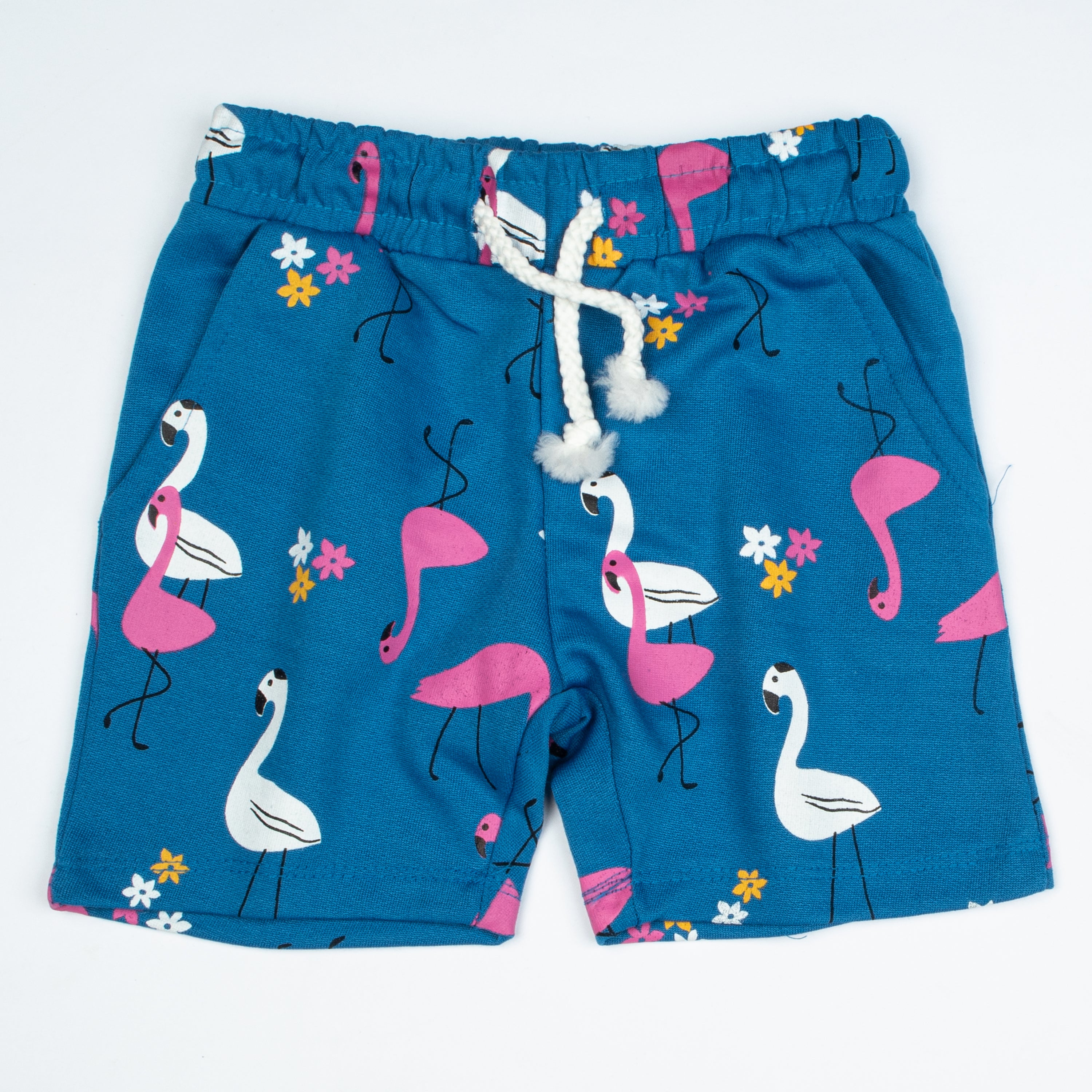 Girls Cotton Short Color Royal-Blue Code-C