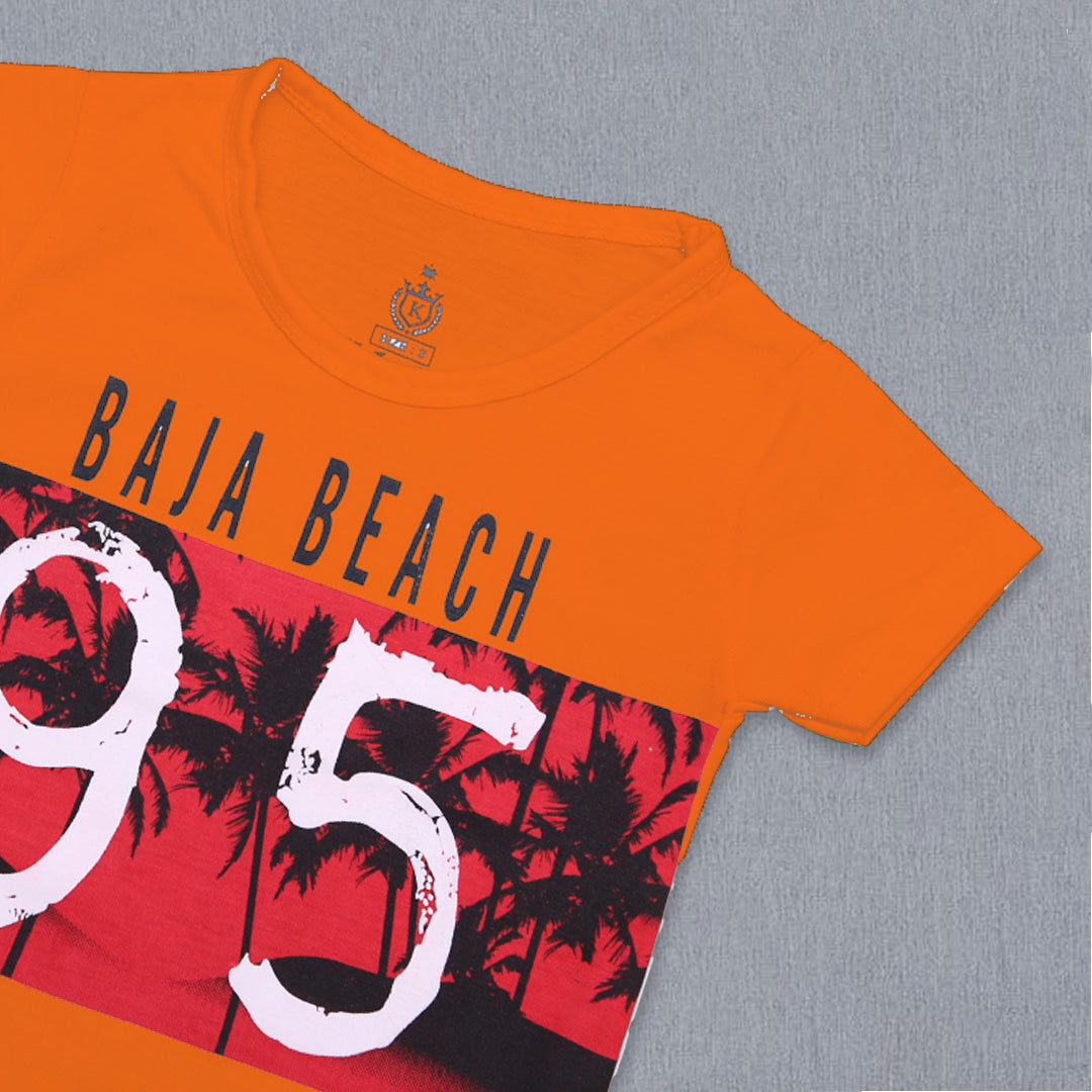 Baba Printed T-Shirt ( Baja Beach )