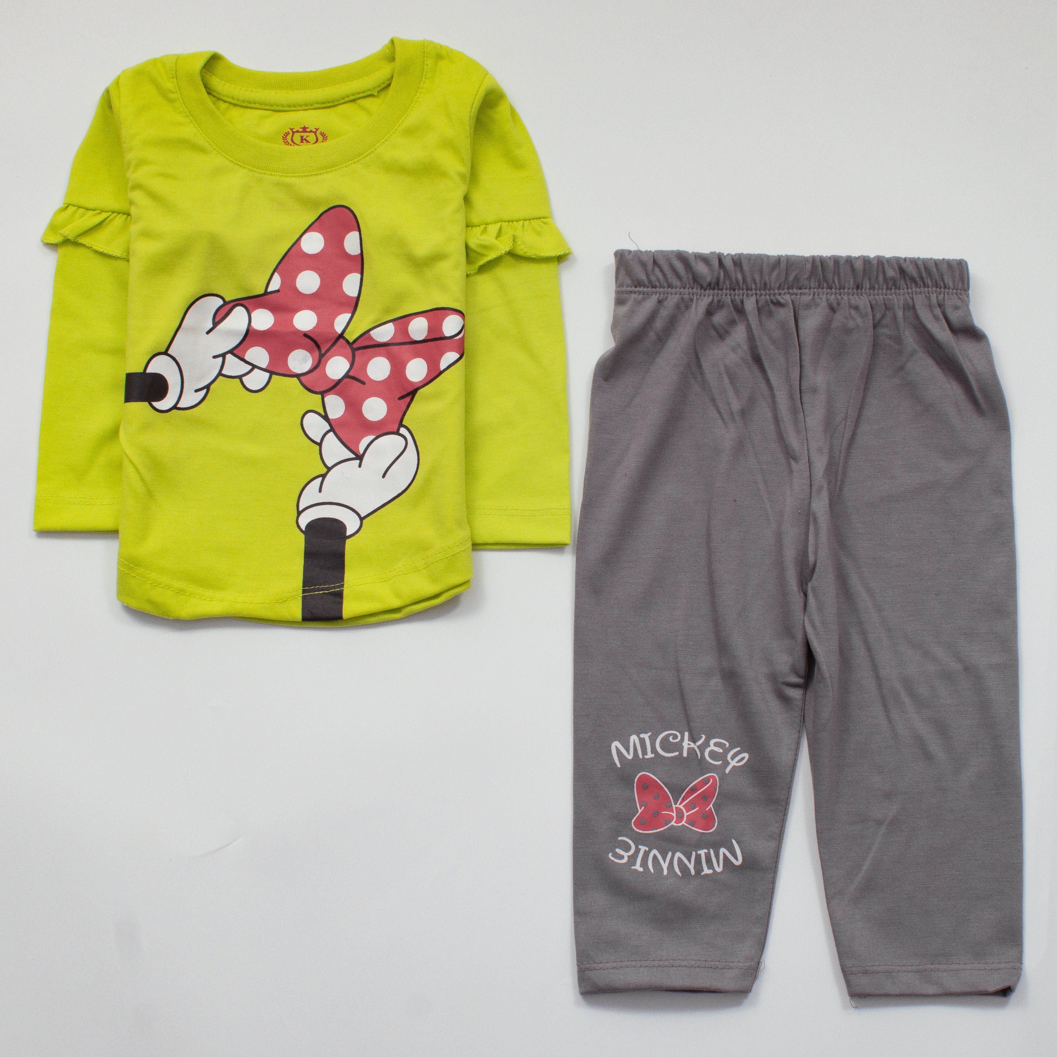 Infant baby Printed Full Sleeve Suit (Bow)