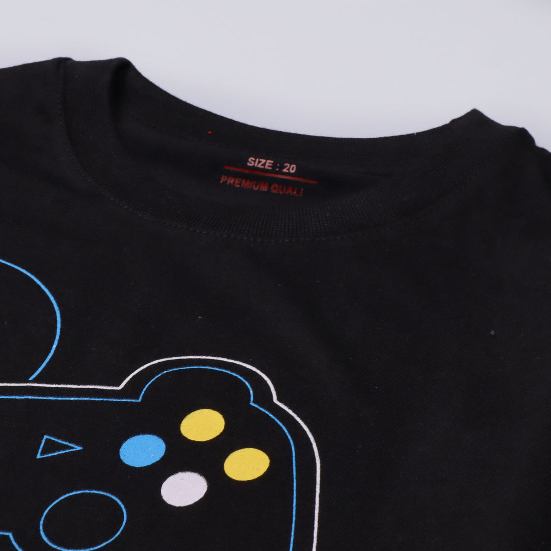 Infant Boys Half Sleeves-Printed T-Shirt (Level Up)
