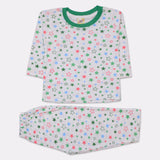 Girls Night Suit F/S Color Green