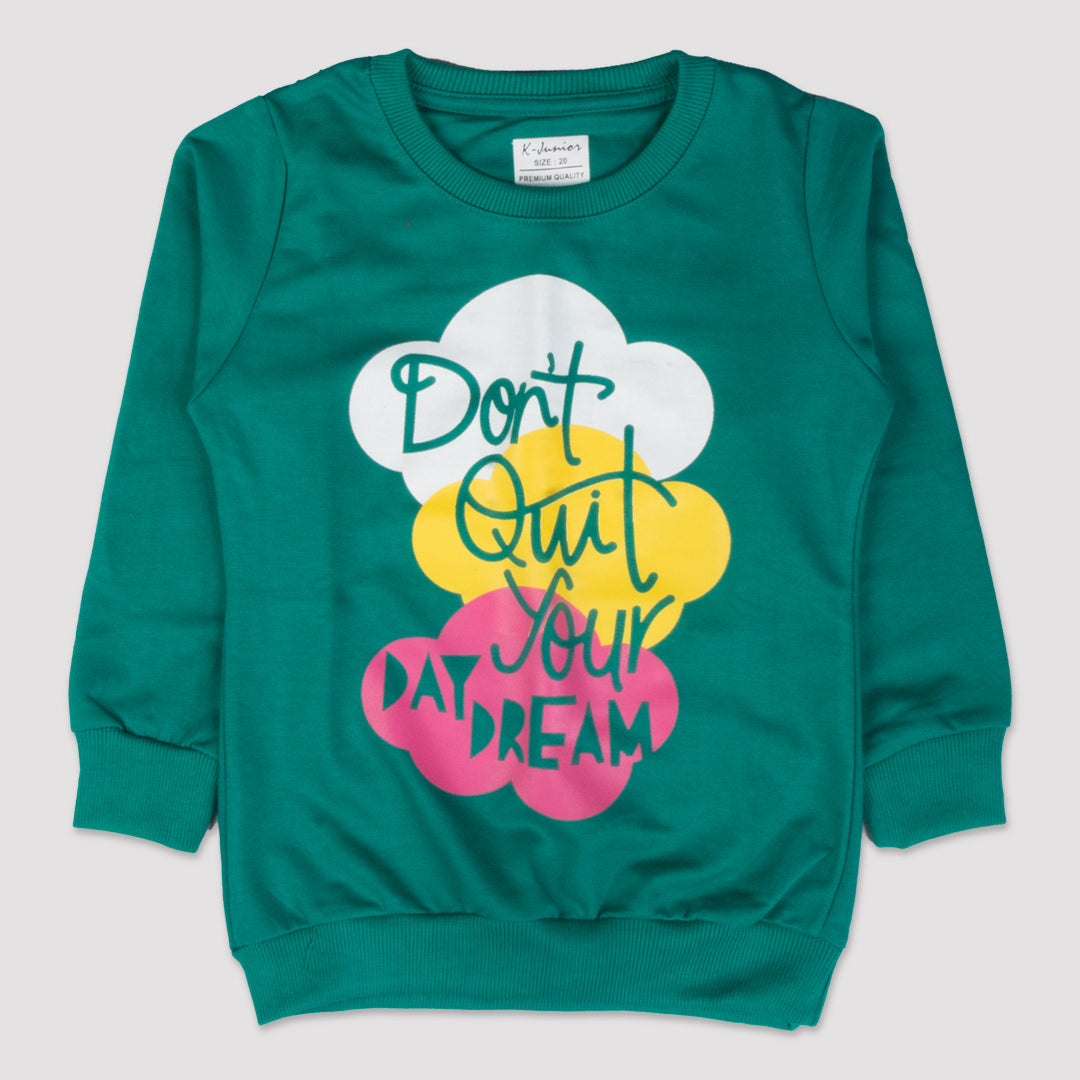 Girls Sweatshirt Code  ( Don't Quit )