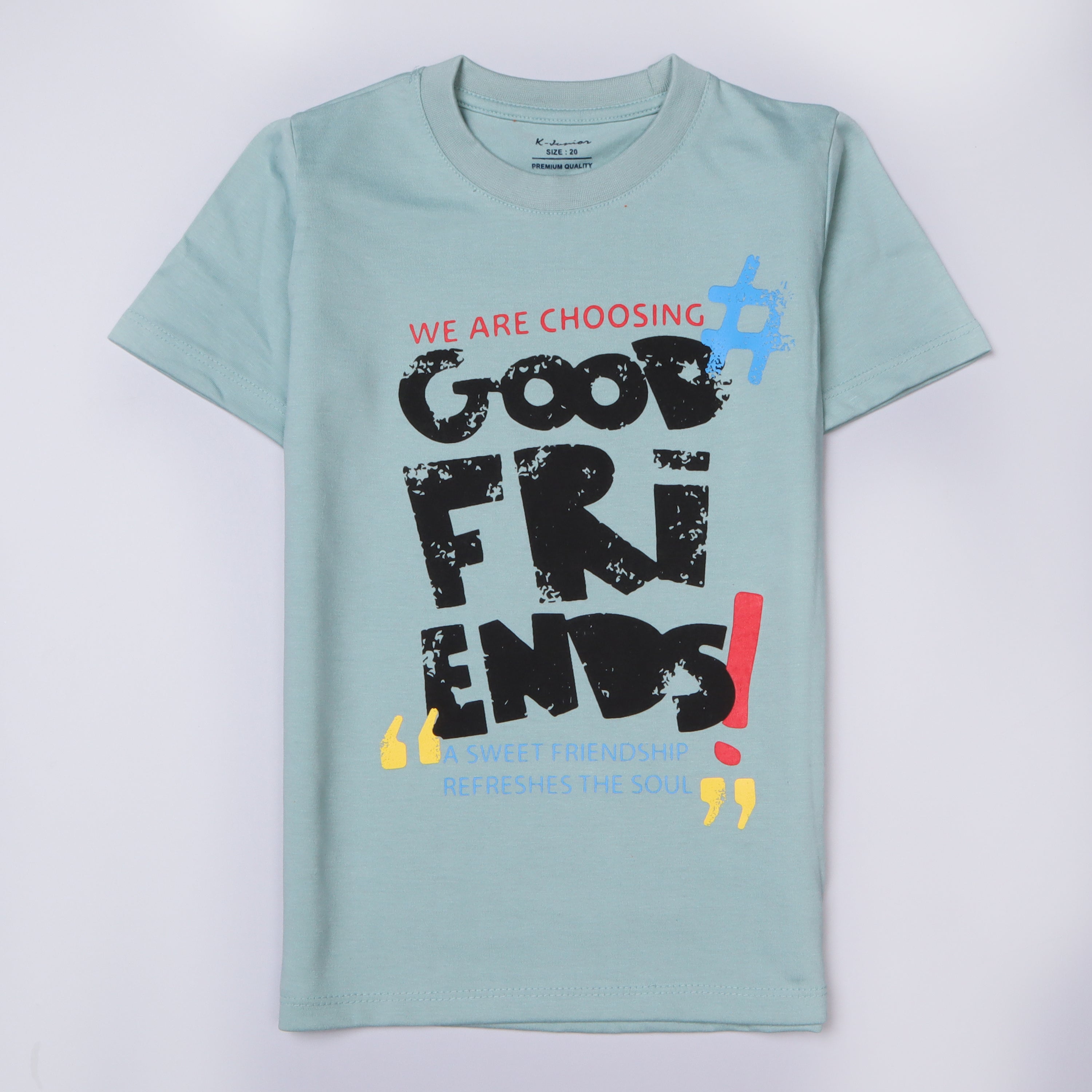 Infant Boys Half Sleeves-Printed T-Shirt (friends)