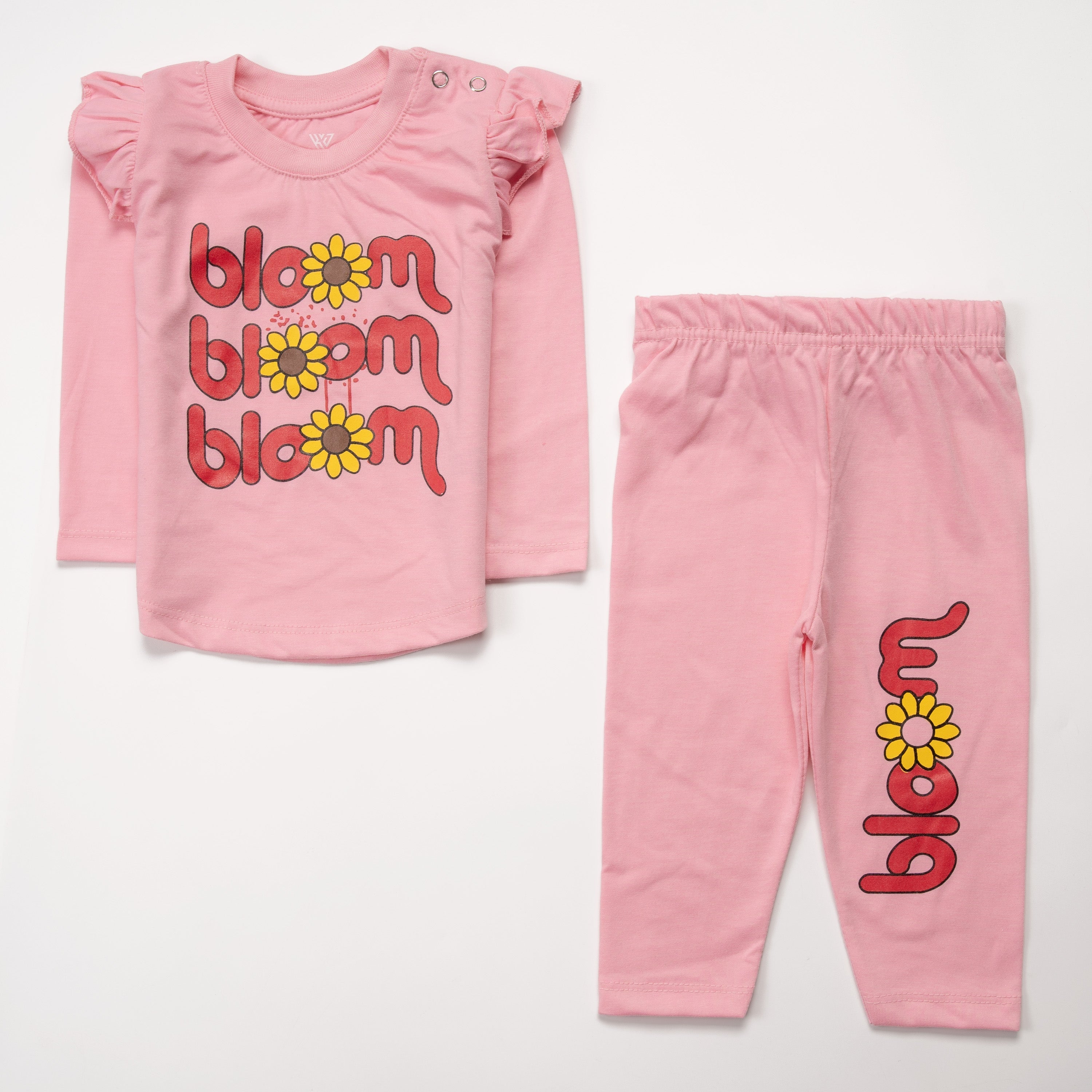 Infant Baby Printed Full Sleeve Suit (Bloom)