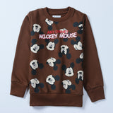 Boys Printed Full Sleeve SweatShirt (Mickey ouse)