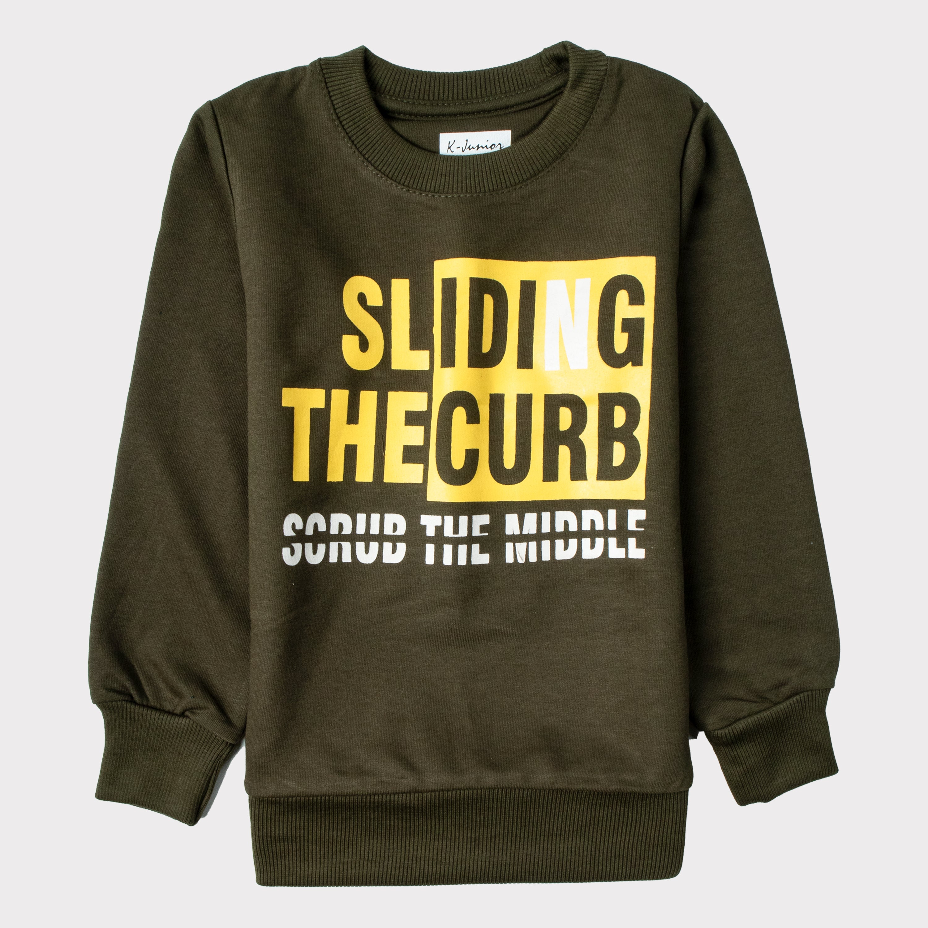 Boys Printed Full Sleeve Sweat T-Shirt (Slidi-G)
