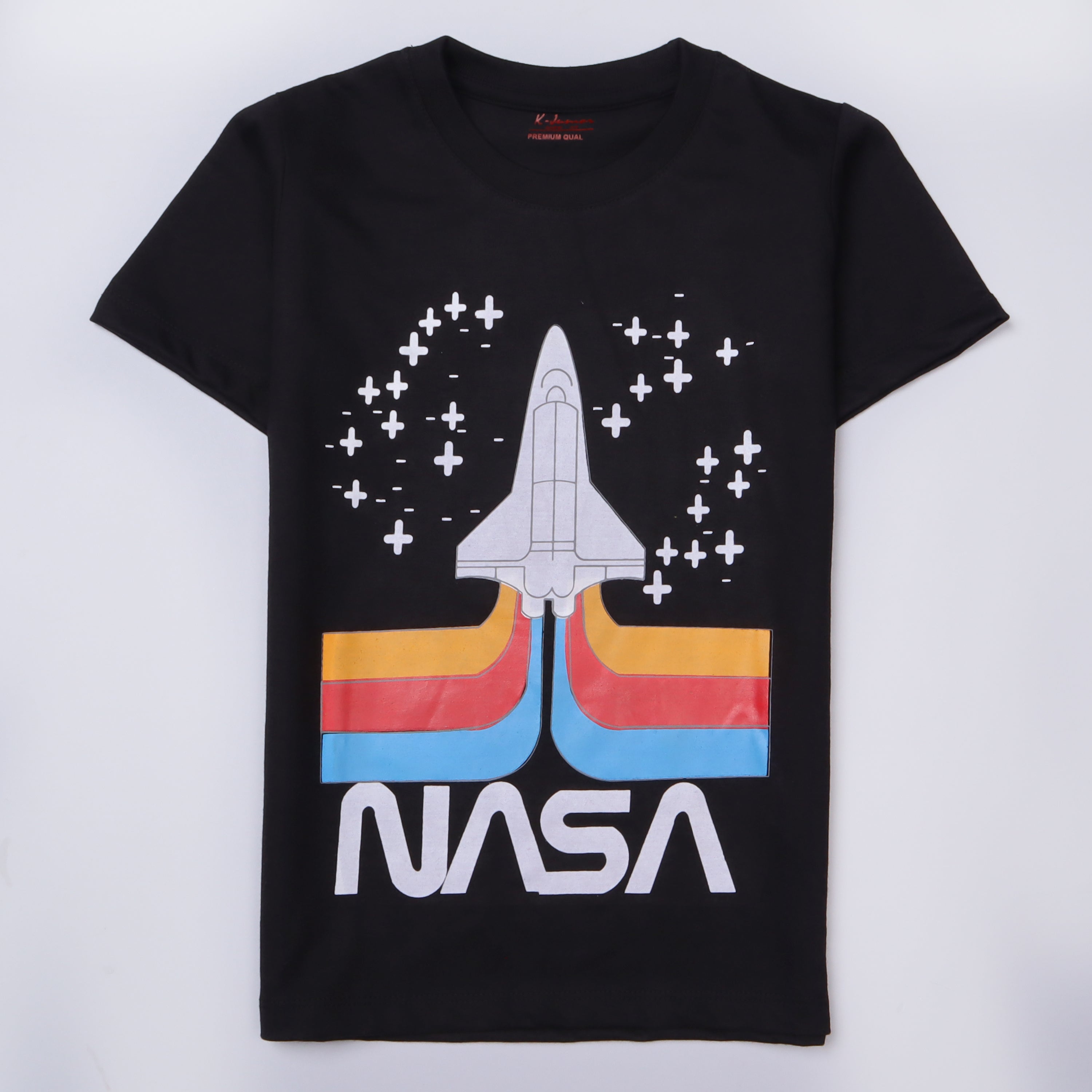 Infant Boys Half Sleeves-Printed T-Shirt (Nasa)