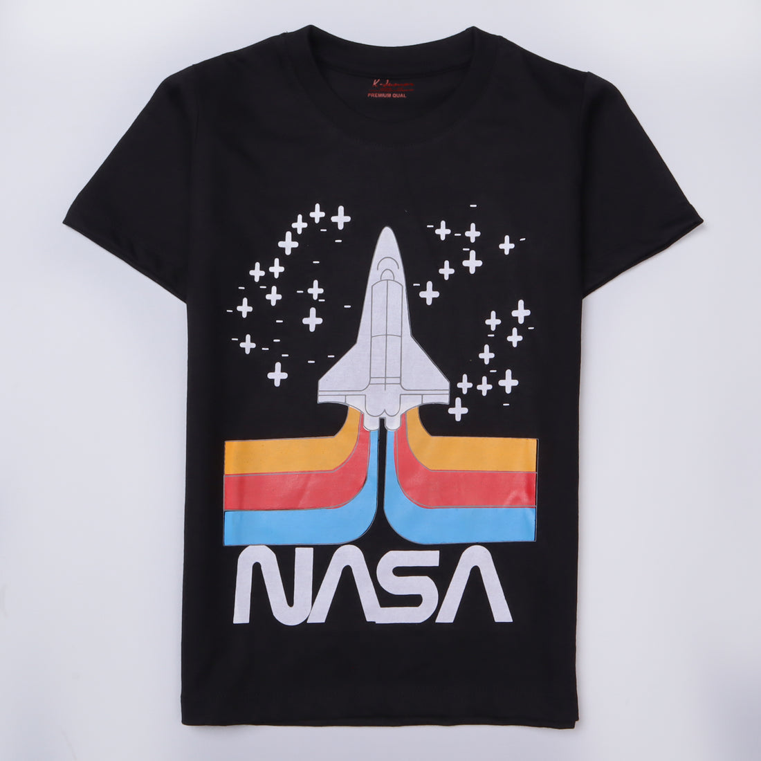 Infant Boys Half Sleeves-Printed T-Shirt (Nasa)