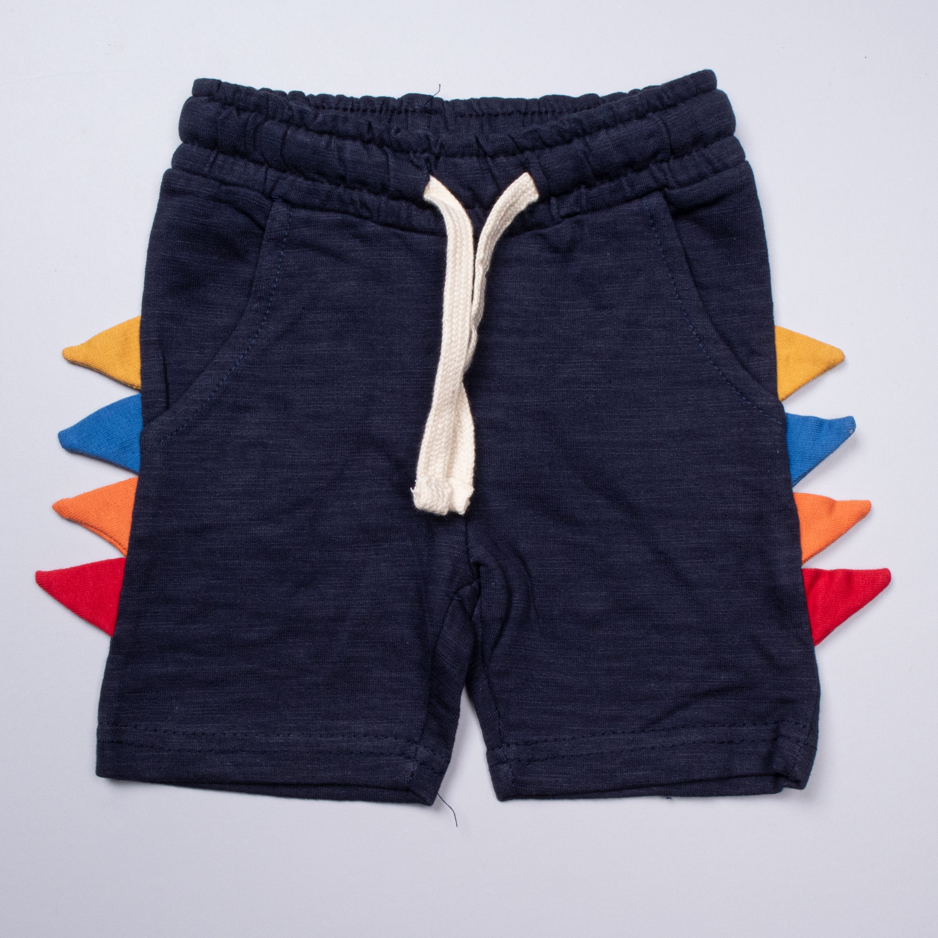 Boys Cotton Short Color Blue Code-C