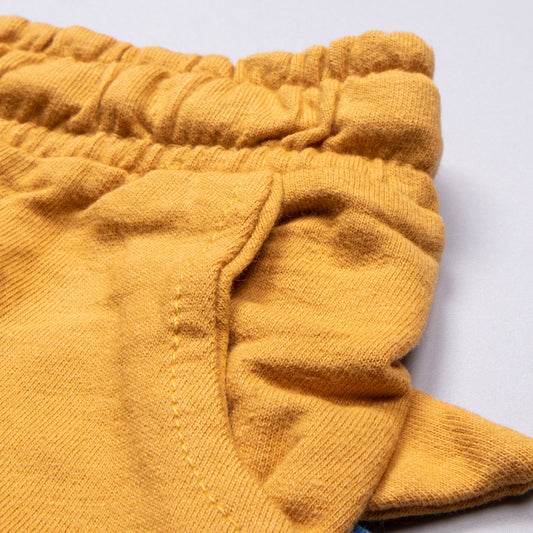 Infant Baba Cotton Short Color Mustard Code-F