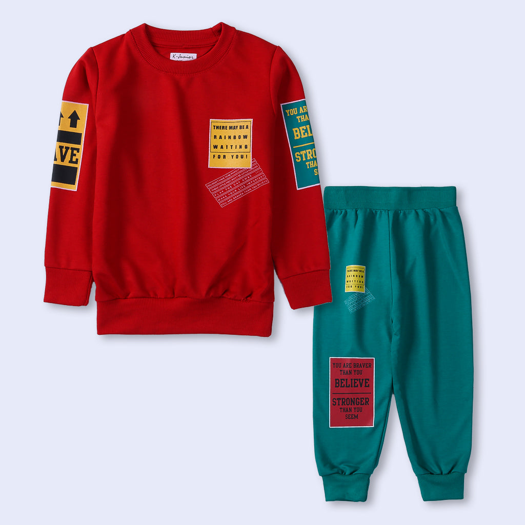 Winter Boys Printed Full Sleeve Suit (There-May-Be-A-Rainbow)