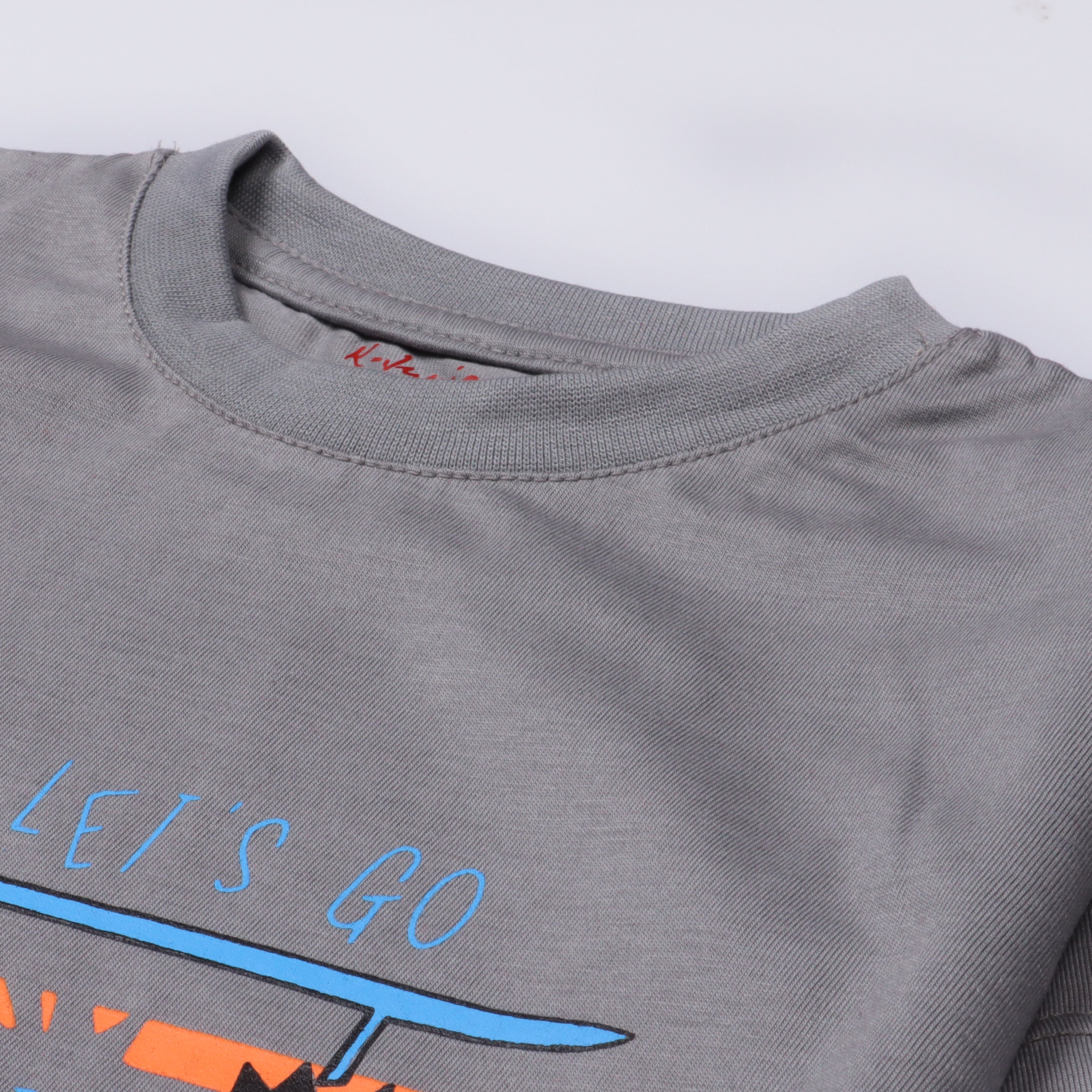 Boys Half Sleeves-Printed T-Shirt (Beach)