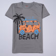 Boys Half Sleeves-Printed T-Shirt (Beach)