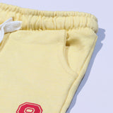 Boys Cotton Short Color Lime-Yellow