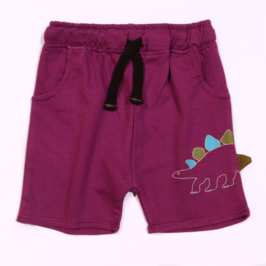 Infant Baba Cotton Short Color Purple