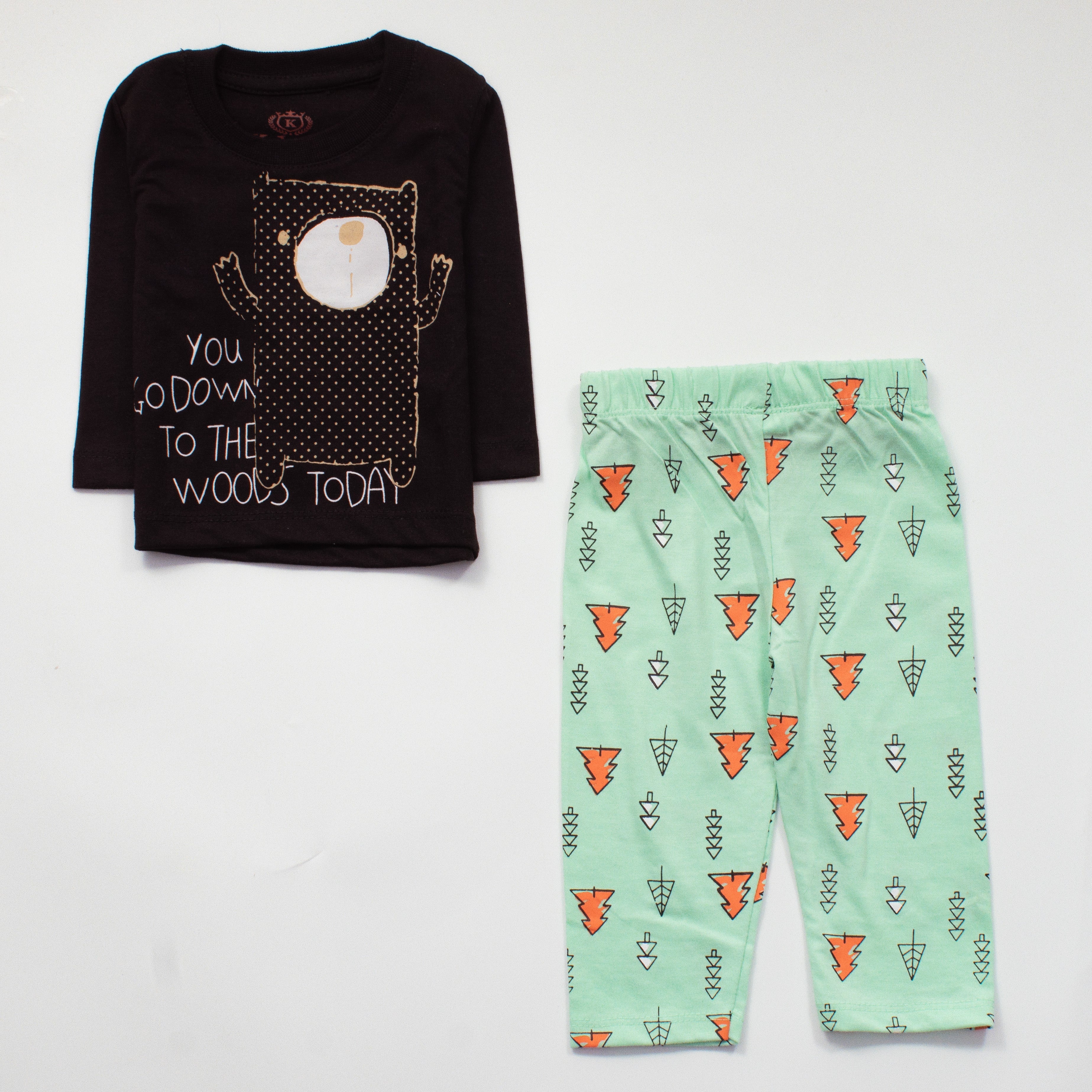 Infant Baba Printed Full Sleeve Suit (You-Go-Down)