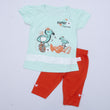 Girls Half Sleeves 2 Piece Suit Code-BJ