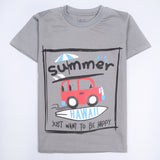 Boys Half Sleeves-Printed T-Shirt (Summer)