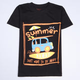 Boys Half Sleeves-Printed T-Shirt (Summer)