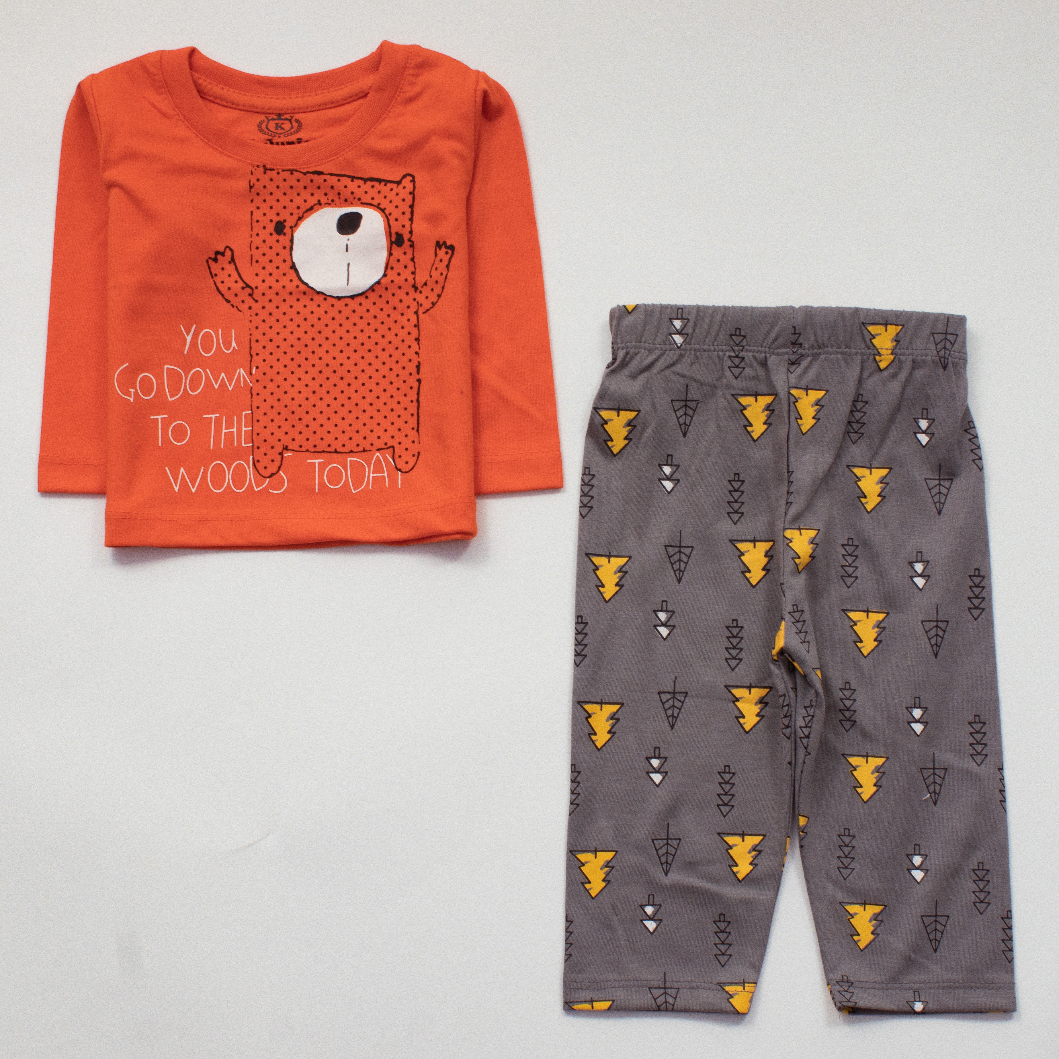 Infant Baba Printed Full Sleeve Suit (You-Go-Down)