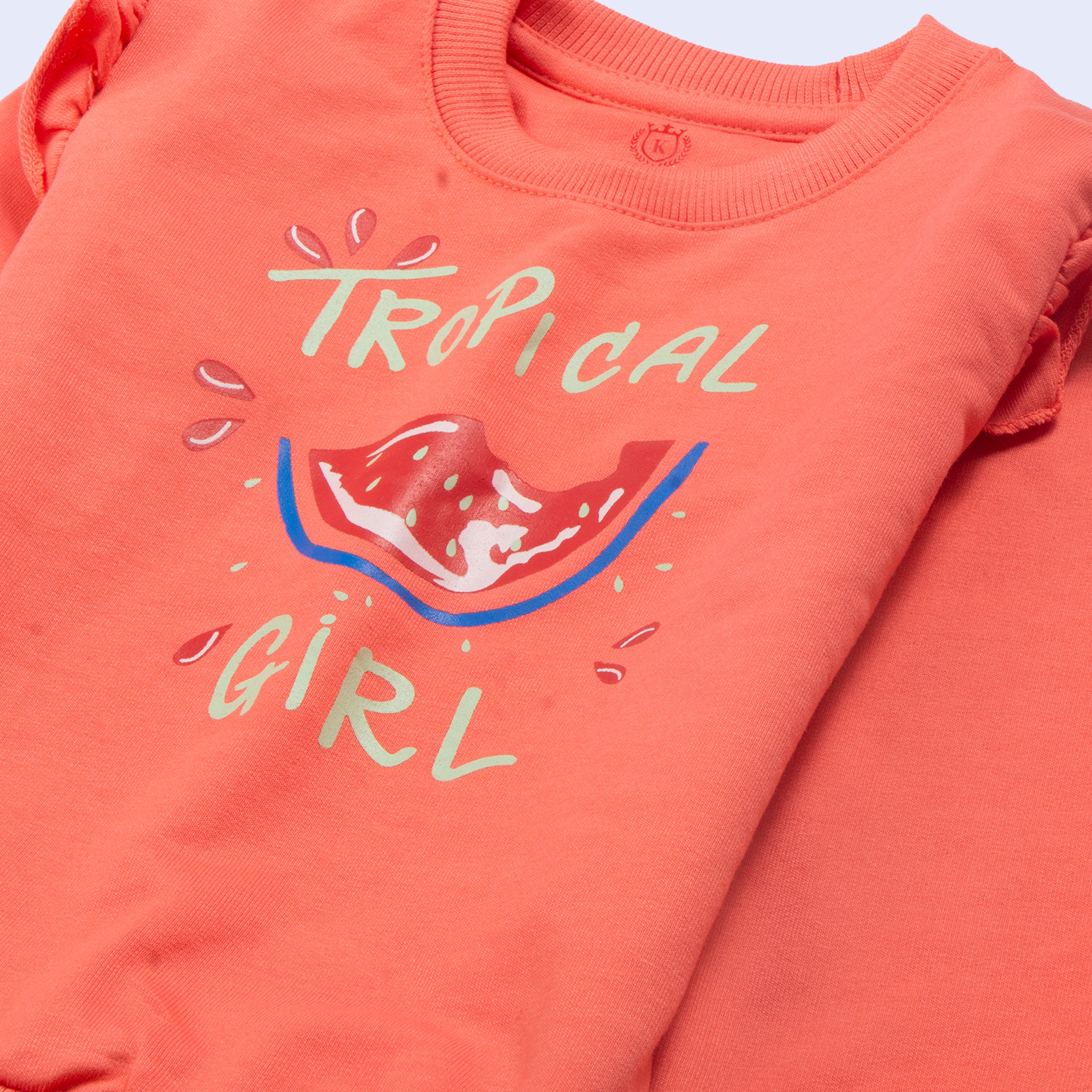 Girls Sweatshirt ( Tropical )